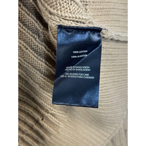 Express Cable Knit Sweater Brown/Pecan Men's Size Large Pullover - Picture 7 of 7